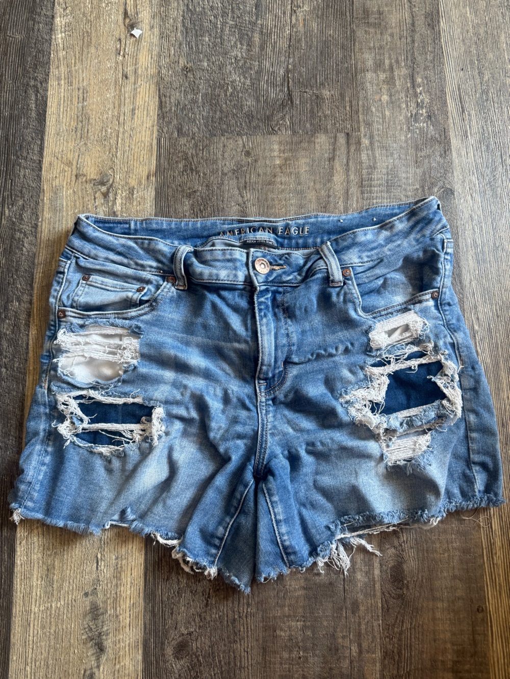 American Eagle Outfitters Light Blue Denim Shorts